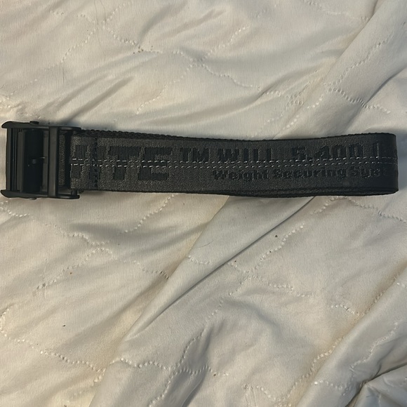 Black Off-White Industrial Belt - Picture 3 of 3